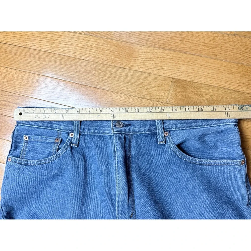 Levis 550 Relaxed Fit Jeans Mens 40x32 Blue Medium Wash Denim Cotton 550-0216